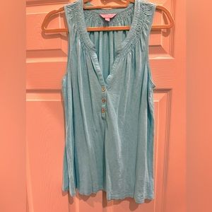 Lilly Pulitzer blue tank